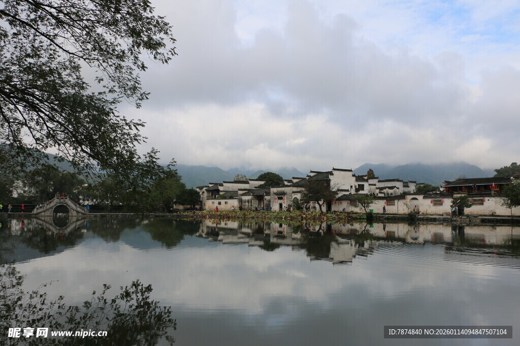 宏村 湖畔村落美景