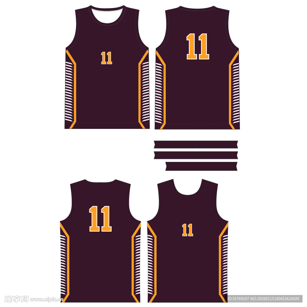 篮球球衣设计款式展示