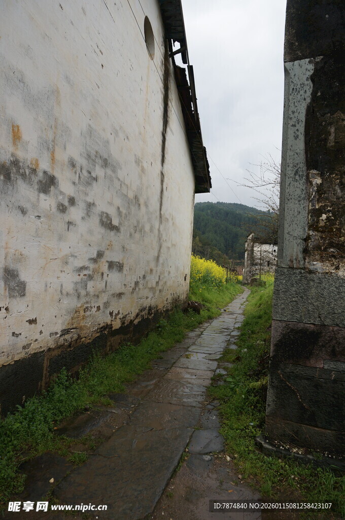 古巷小道 岁月斑驳之景