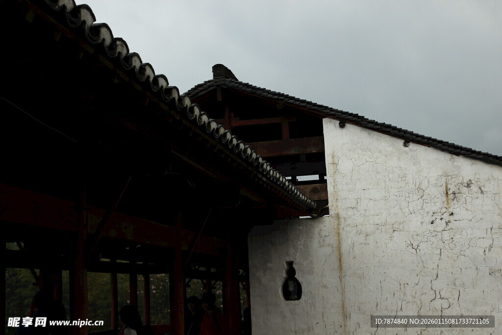 中式古建筑一角