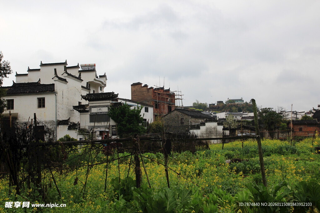 乡村田园与传统民居景观