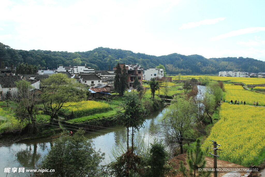 乡村田园风光美景如画