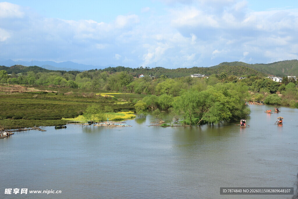 水乡田园风光美景