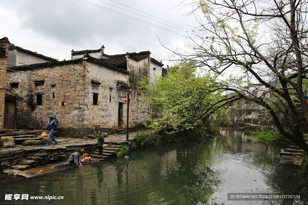 江南水乡古村落景致
