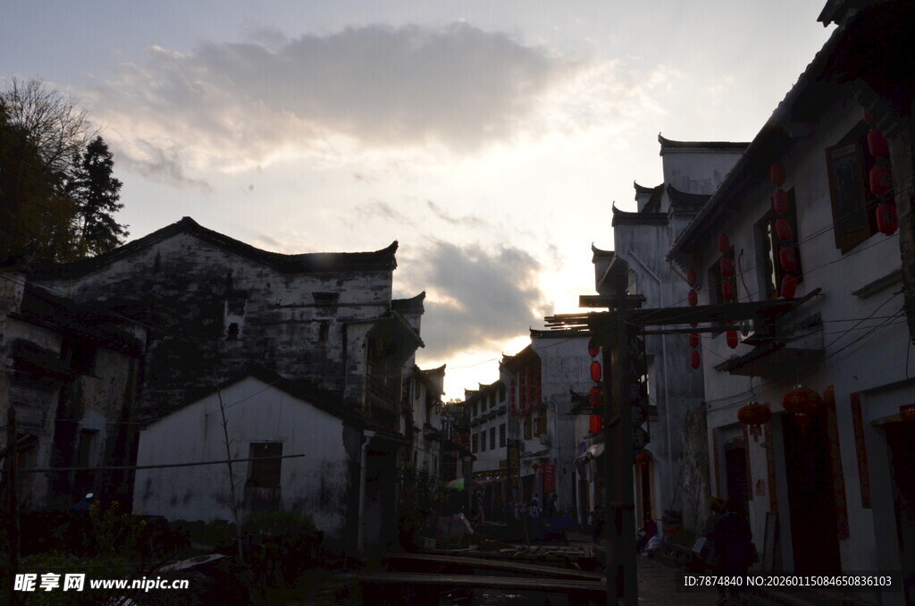 古巷民居 黄昏静谧景致
