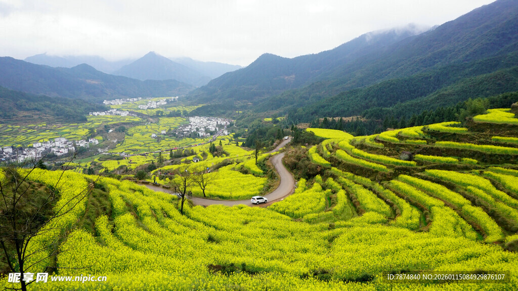 春日梯田美景如画