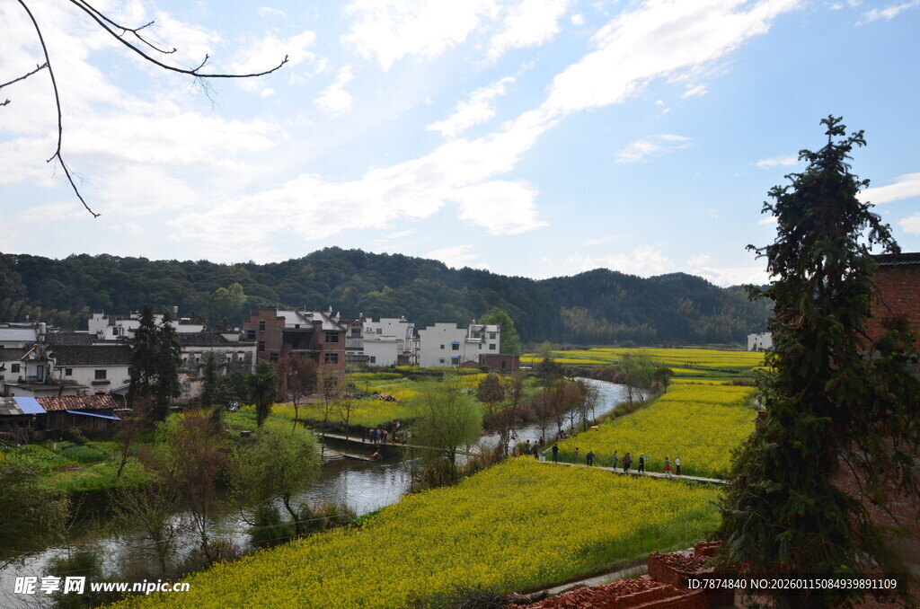 乡村田园风光美景如画