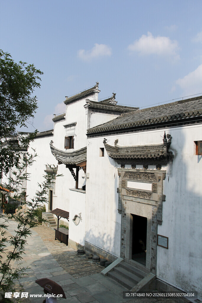 徽派古民居建筑一角
