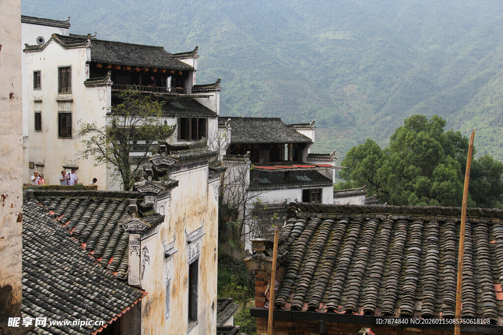 徽派古村落建筑景观