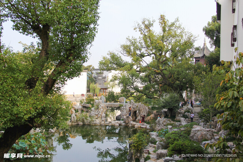 中式园林水景景观