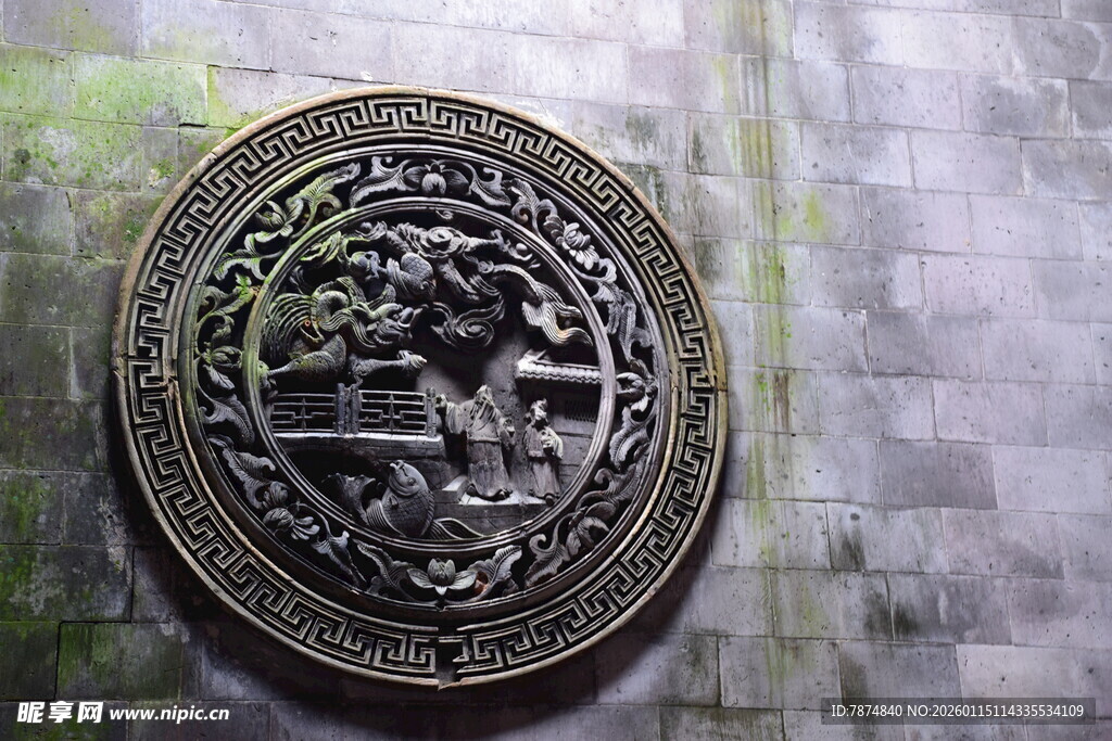 精美雕花金属圆形工艺品