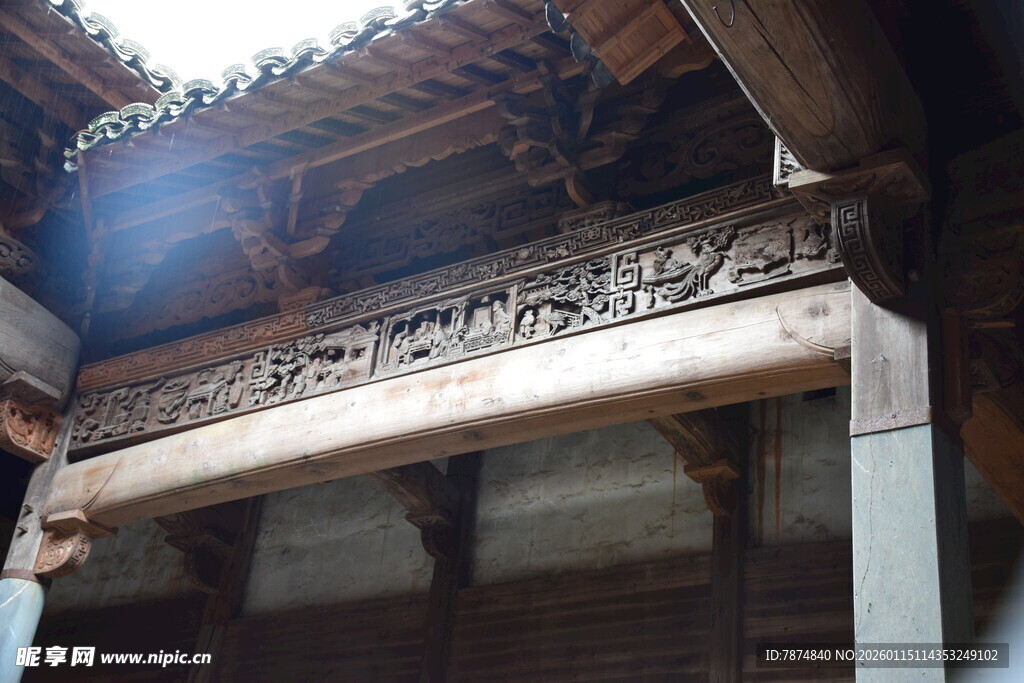 古建木雕细节展示