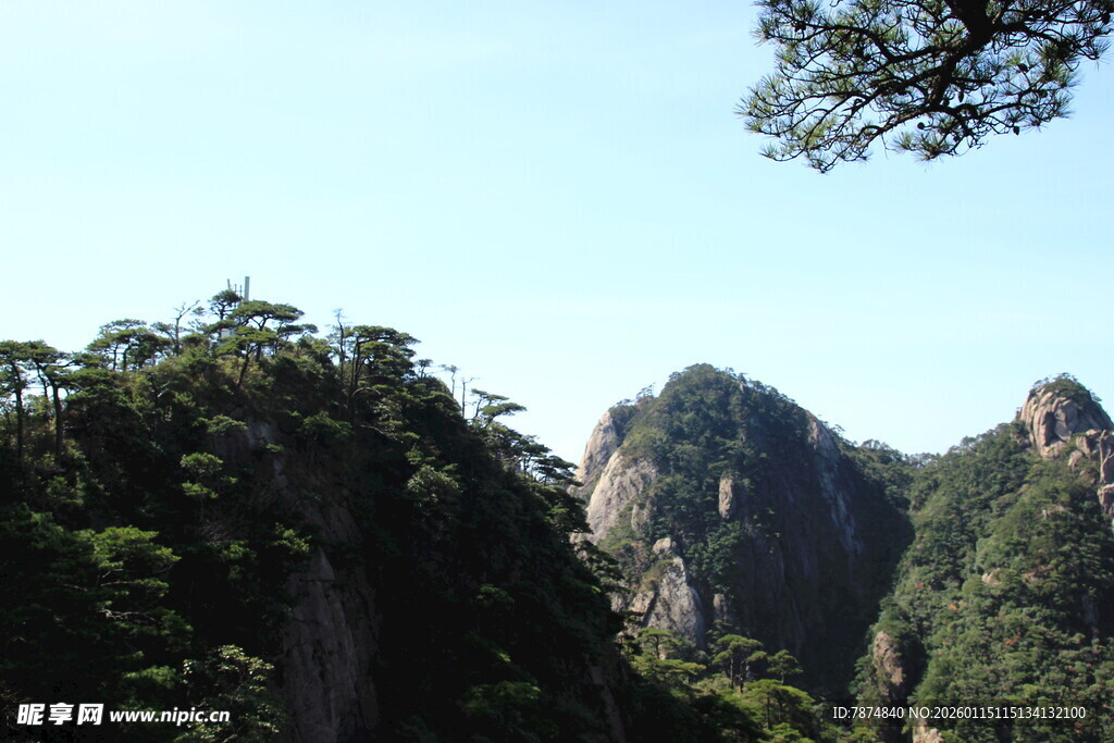 秀丽山峦 绿意盎然的景致
