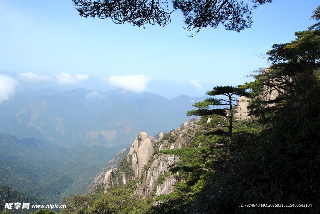 黄山奇峰云海壮丽景致