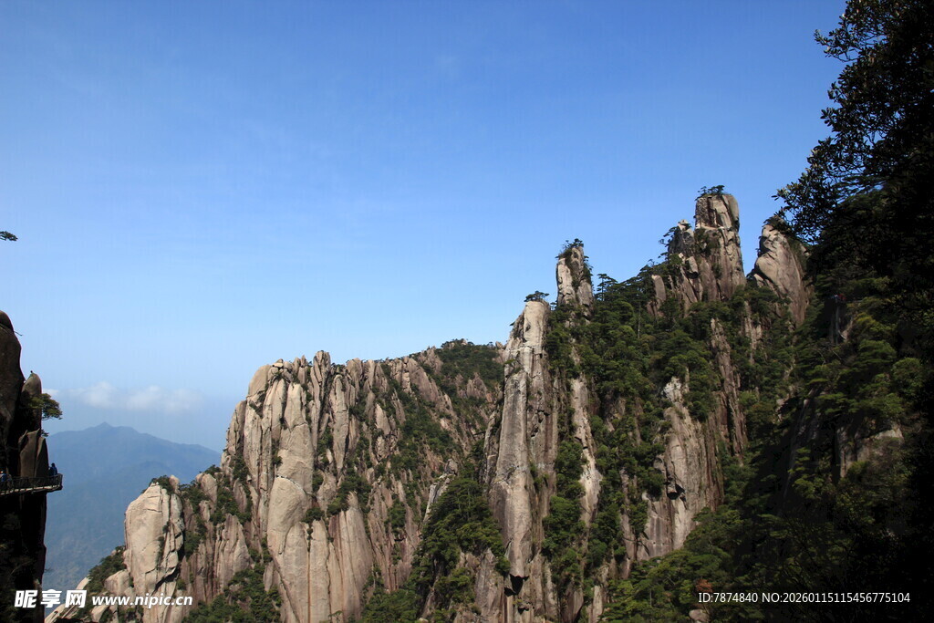 黄山奇峰美景