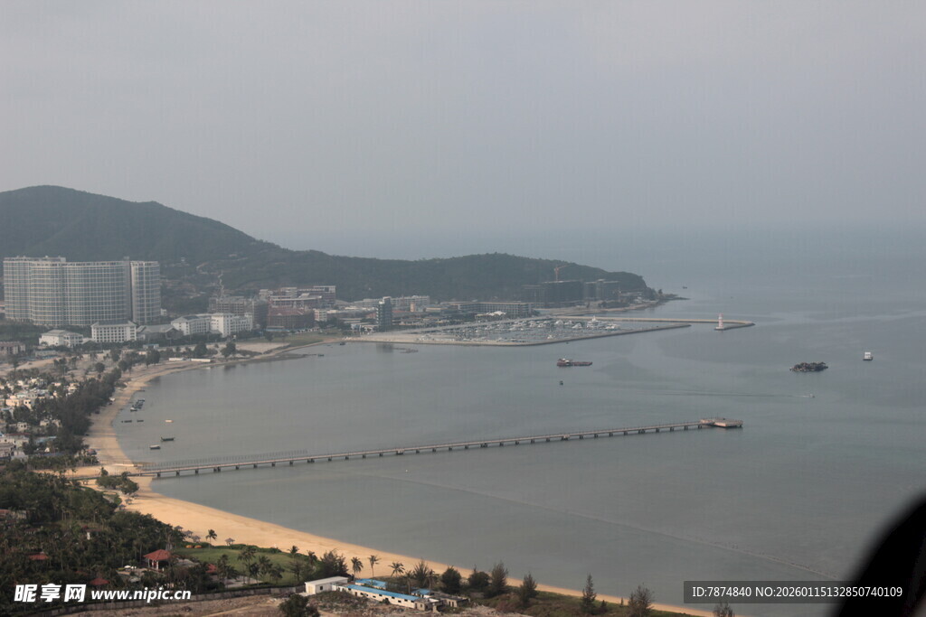 海滨城市美丽海岸线景观