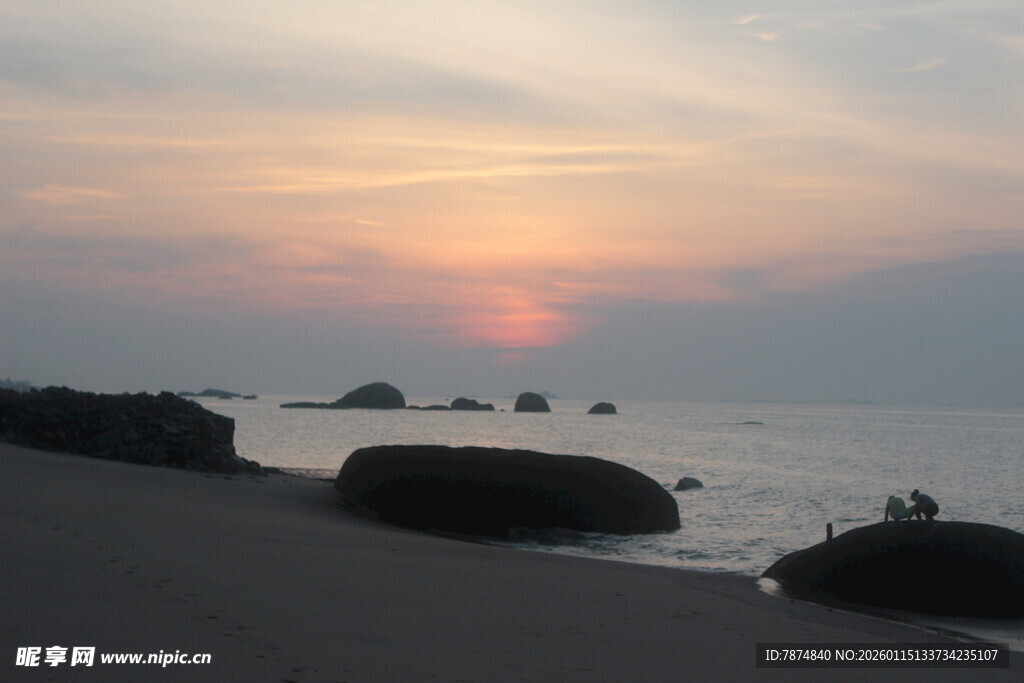 海边日落美景