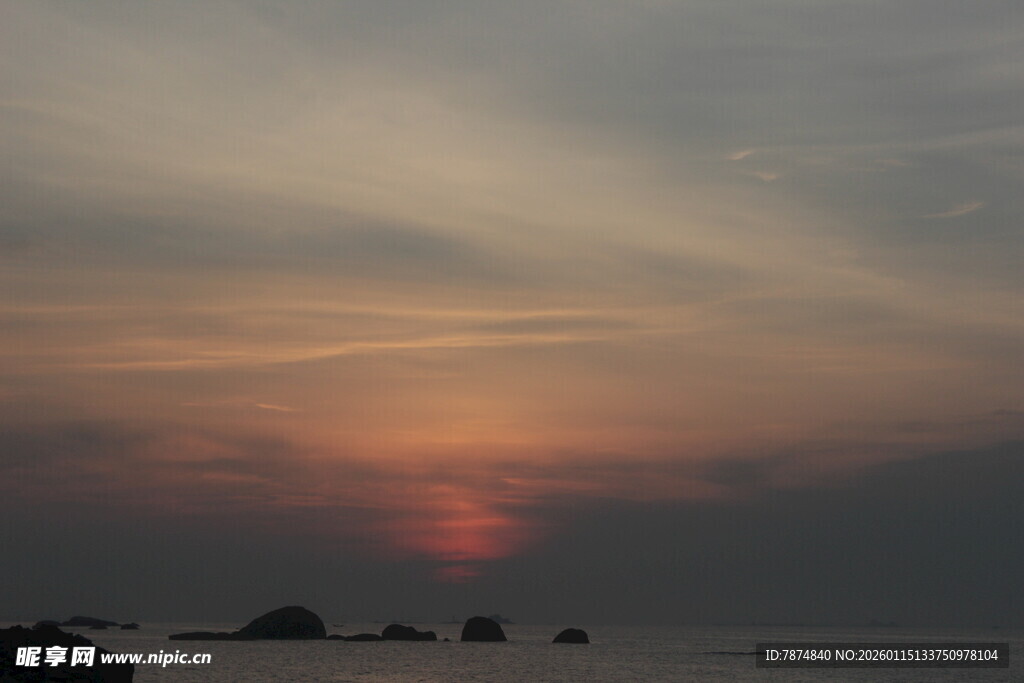 海边日落美景