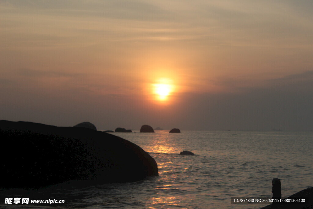 海边日落美景