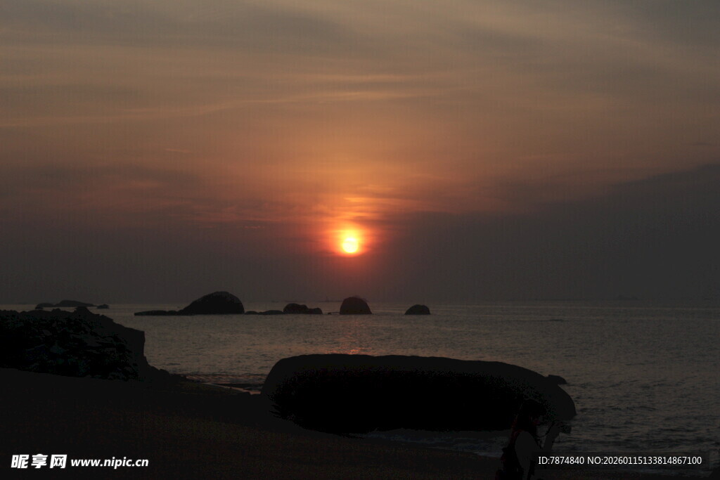 海边日落美景
