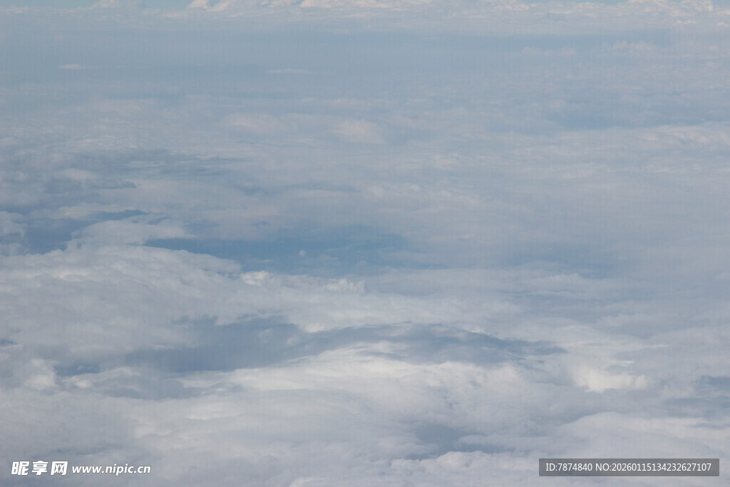 高空俯瞰云海美景
