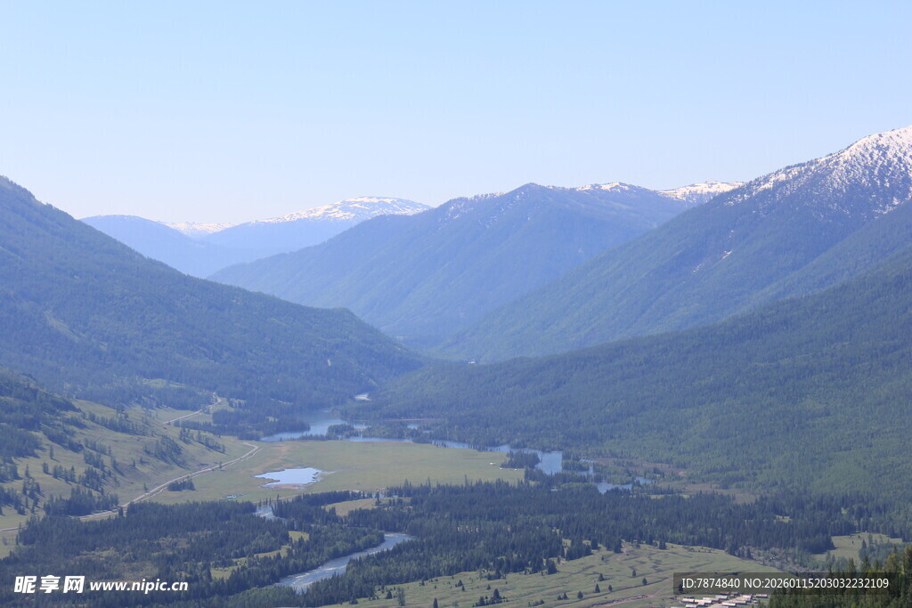 山谷风光美景