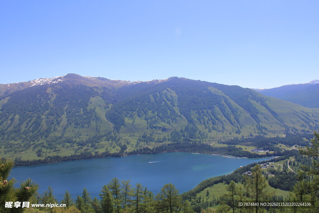 秀丽湖山美景