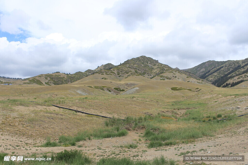 广袤山野风景