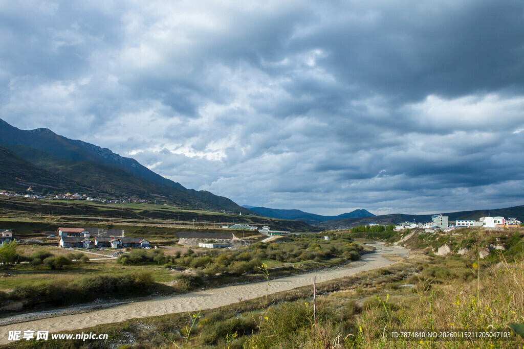 山间乡野风景