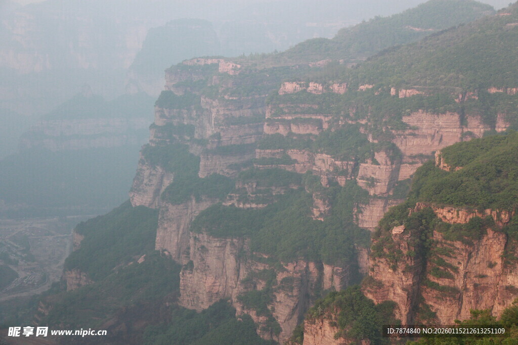 壮丽悬崖景观