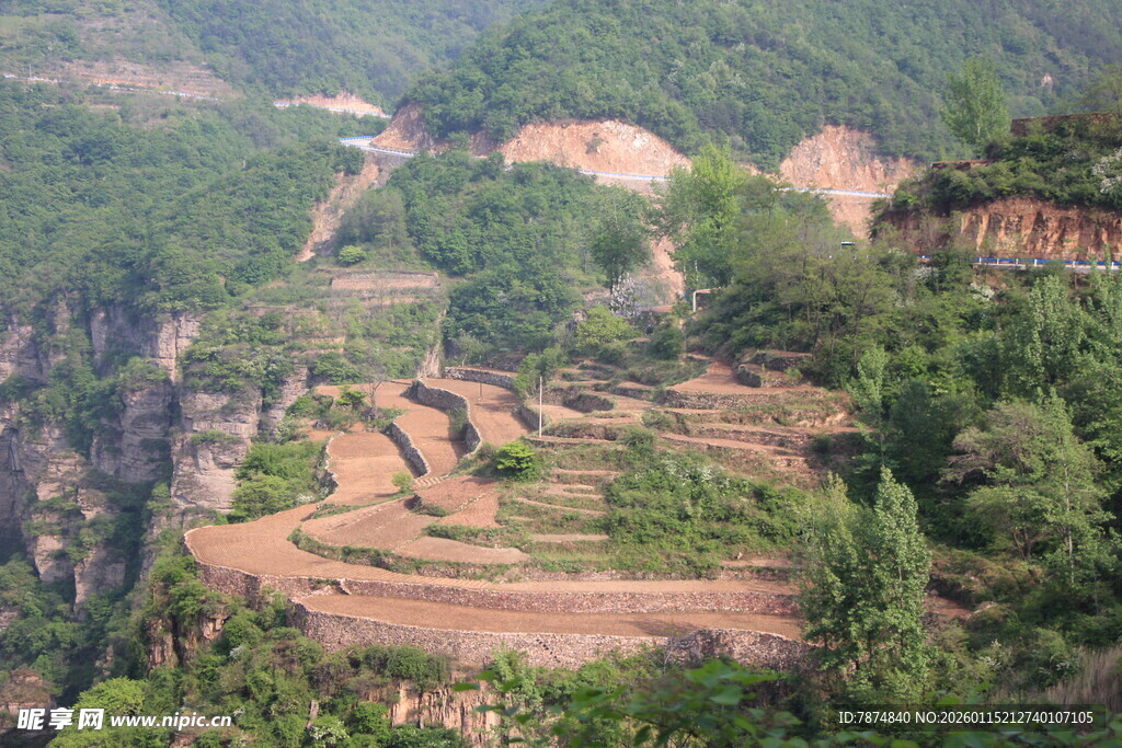 山间梯田美景