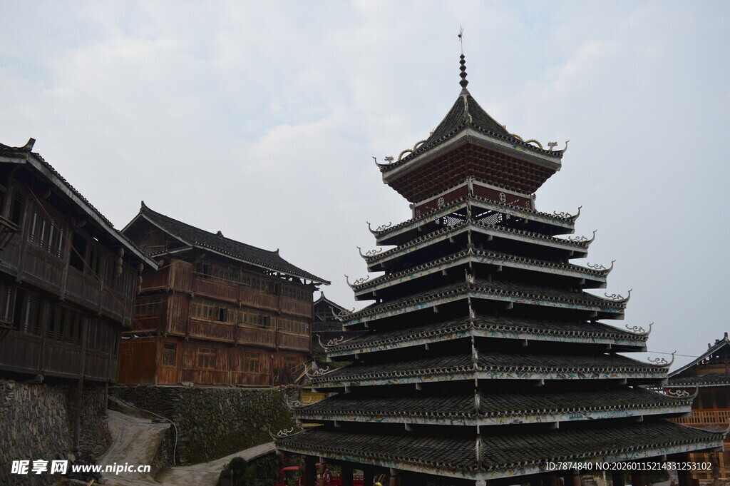 侗族鼓楼 传统建筑之美