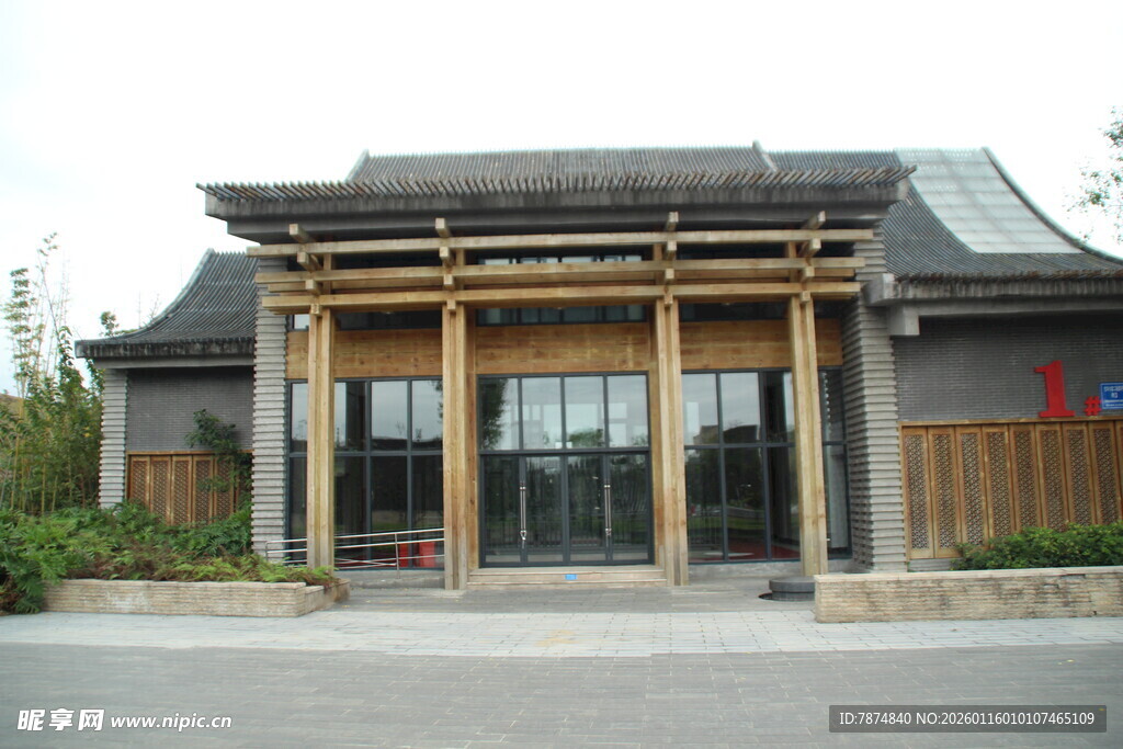 中式传统风格建筑外观