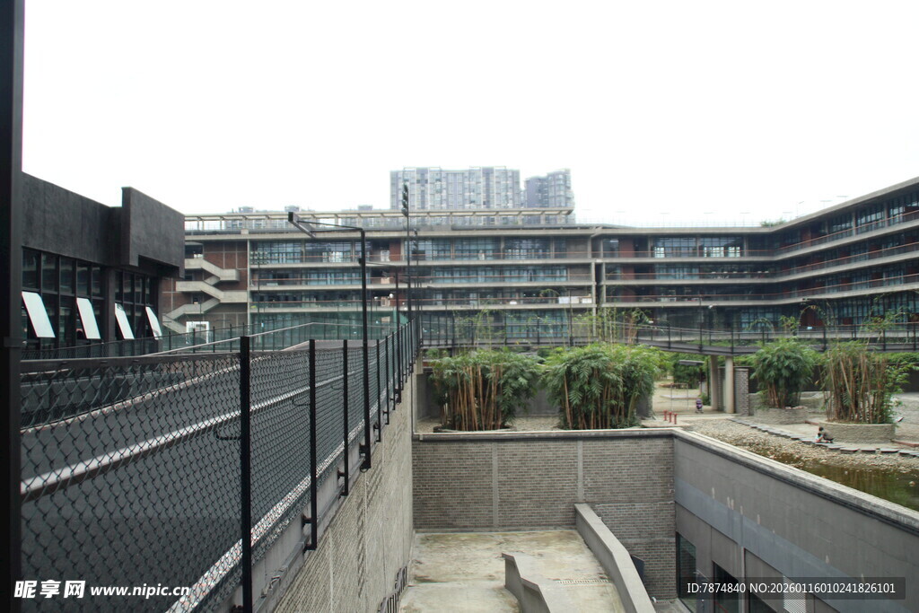 现代建筑庭院景观
