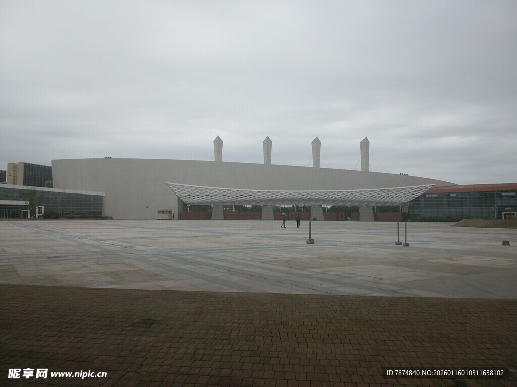 大型工厂外观场景
