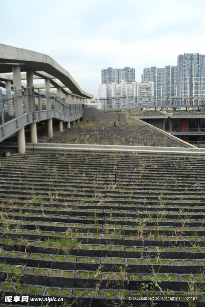 城市梯田景观 独特建筑美