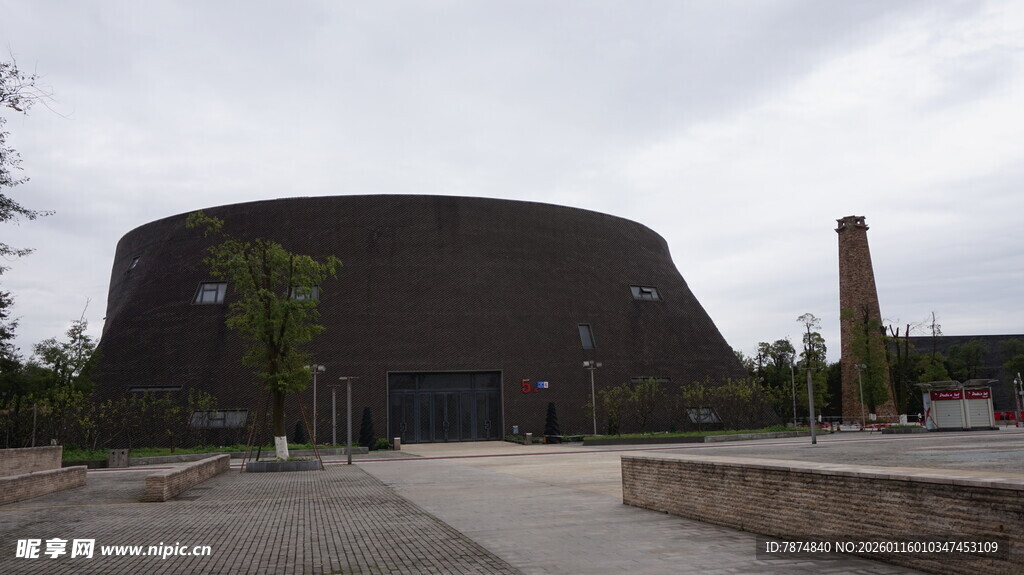 独特圆形建筑外观