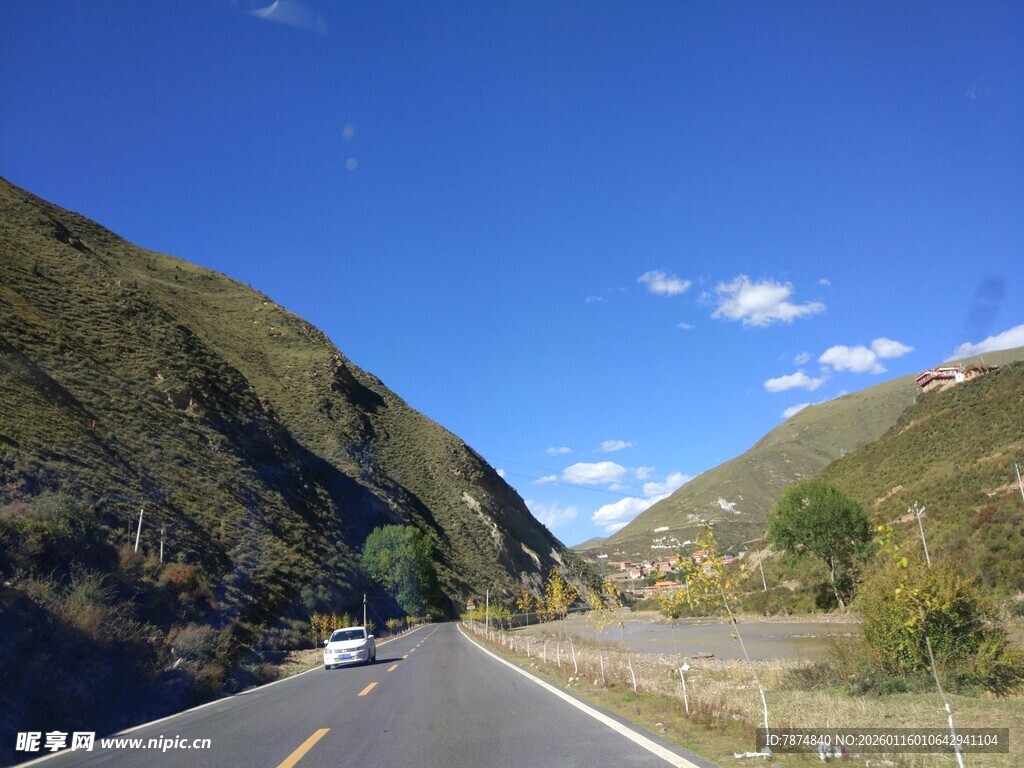 山间公路风景
