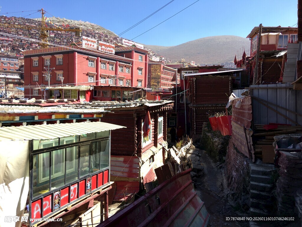 藏区特色建筑景观