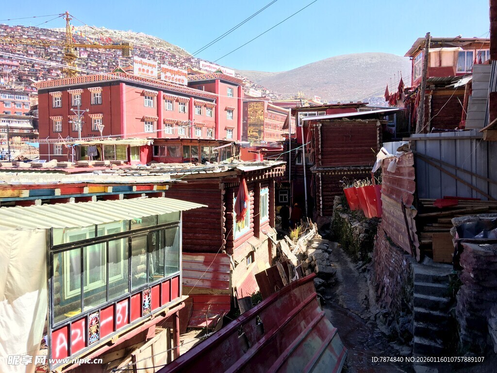 藏区特色建筑景观