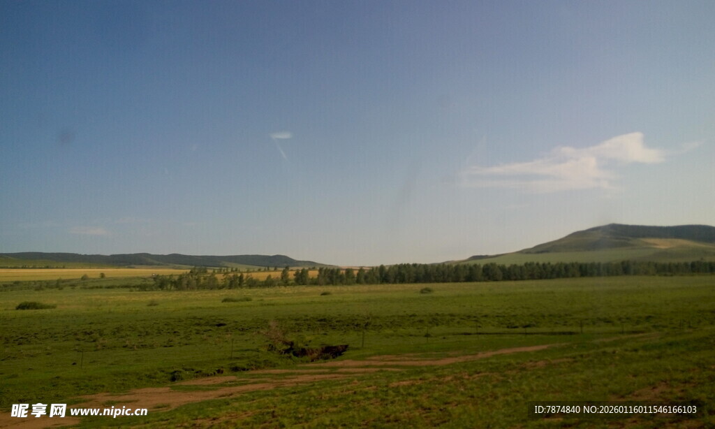 广袤草原风光