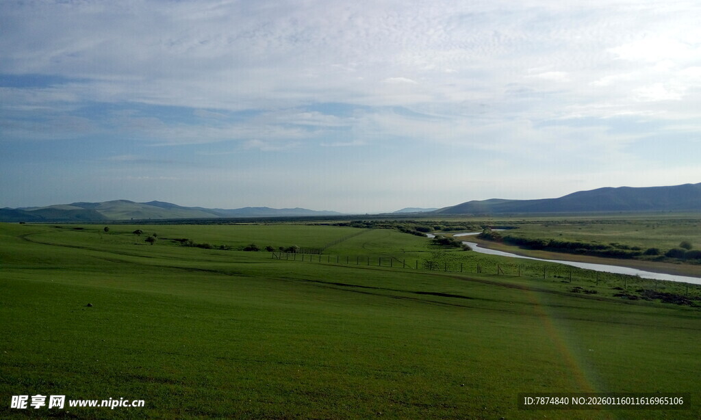 广袤草原风光