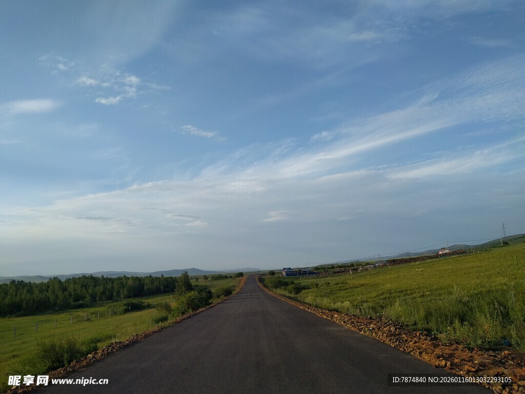 乡间公路 通往自然的旅程