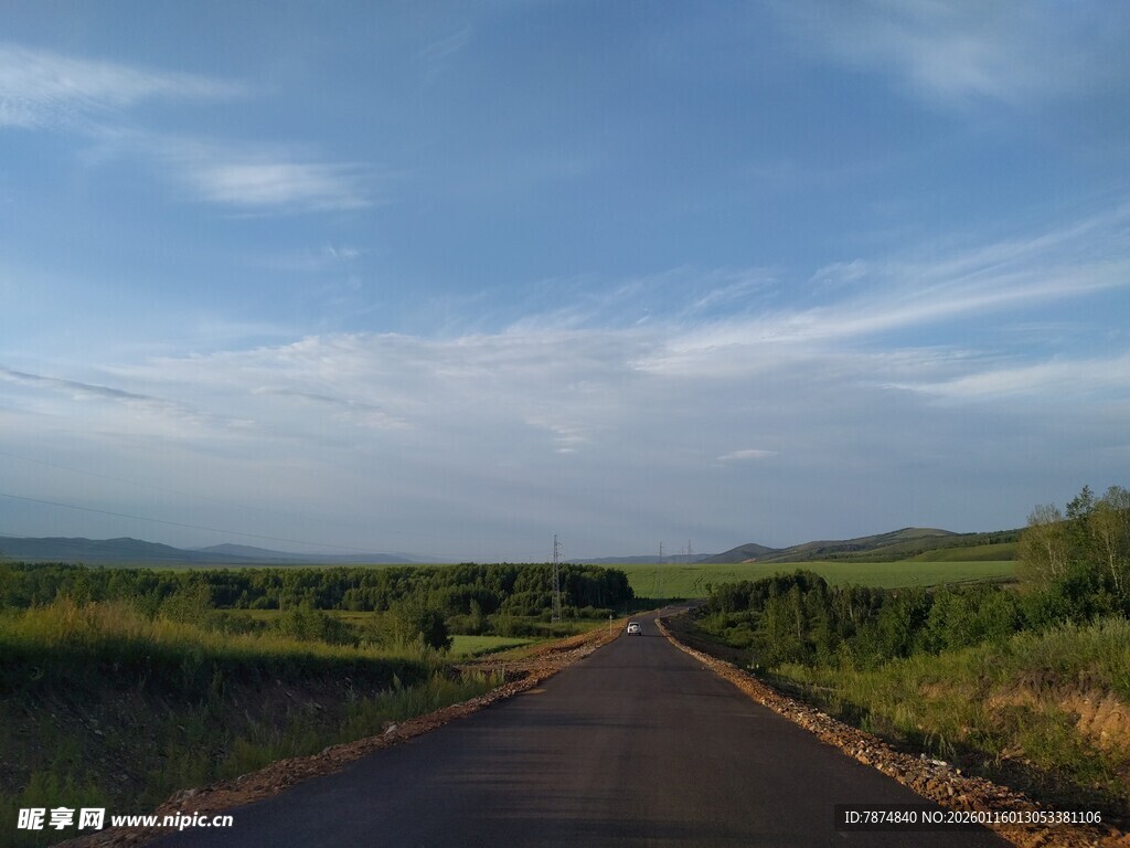 乡间公路 通往自然的旅程