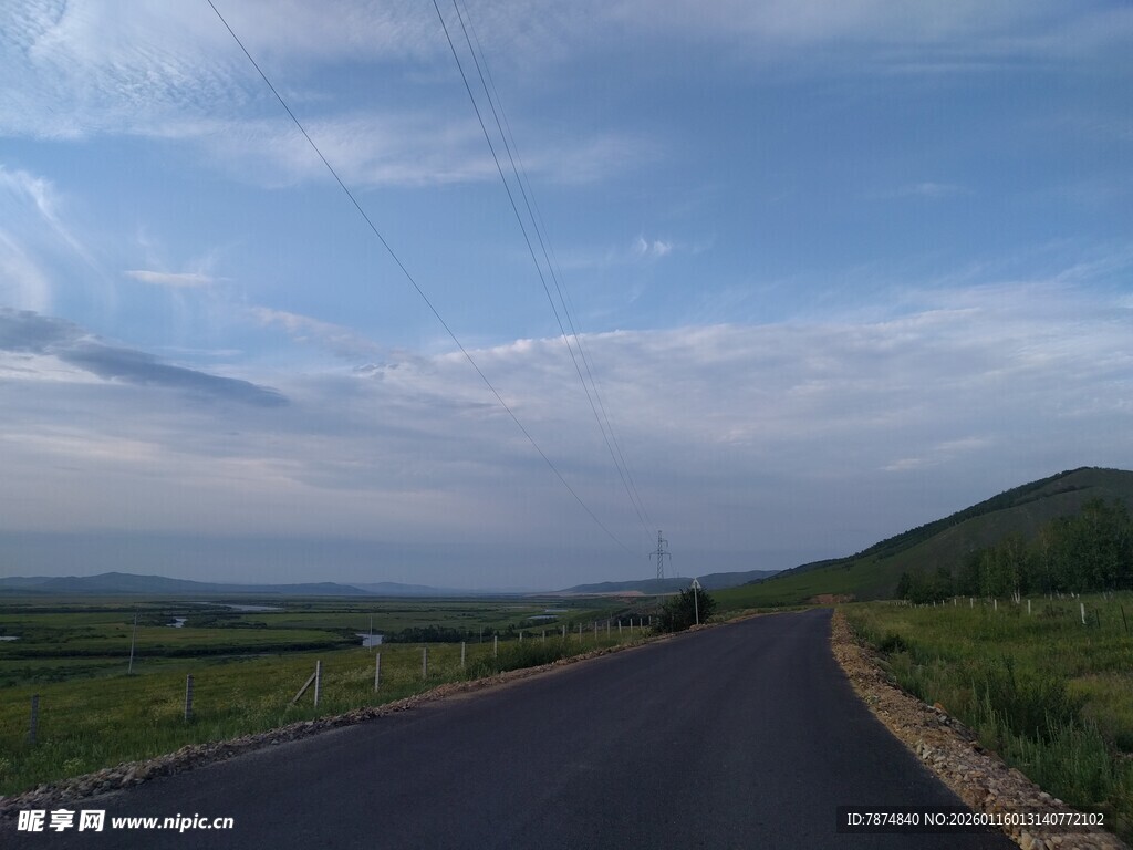 乡间公路 通往远方的风景