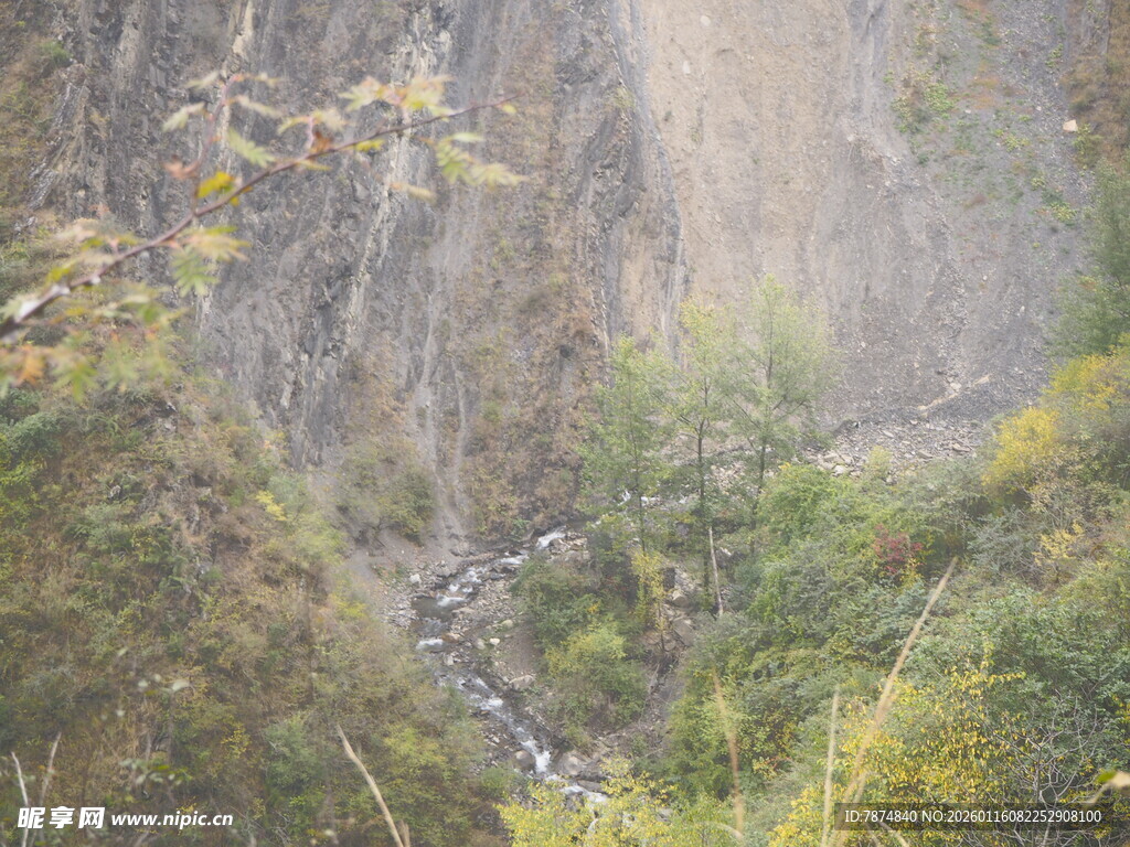 山间峡谷溪流美景