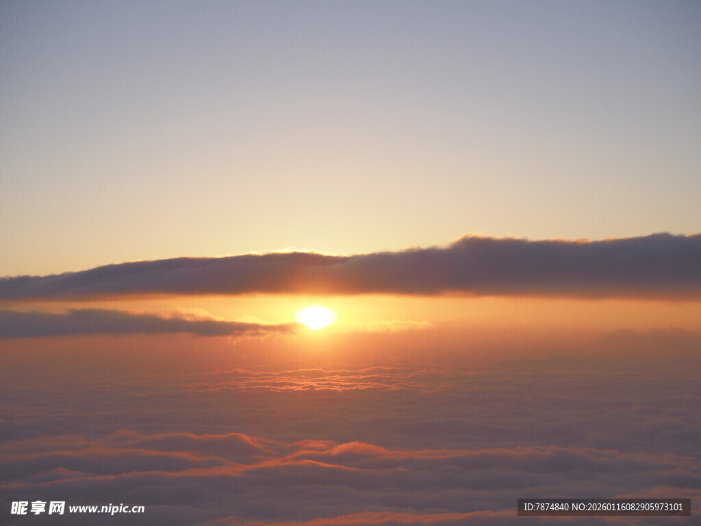云海之上的壮丽日出