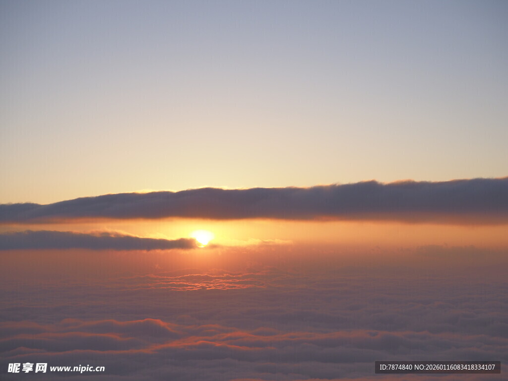 云海之上的壮丽日出
