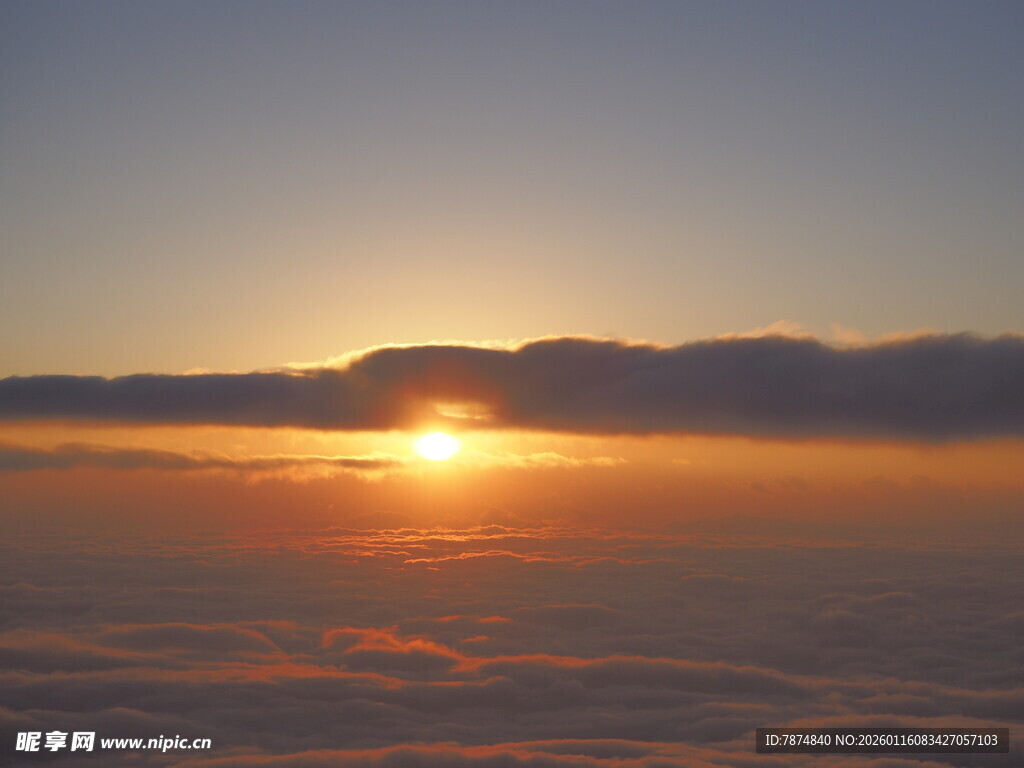 云海之上的壮丽日出