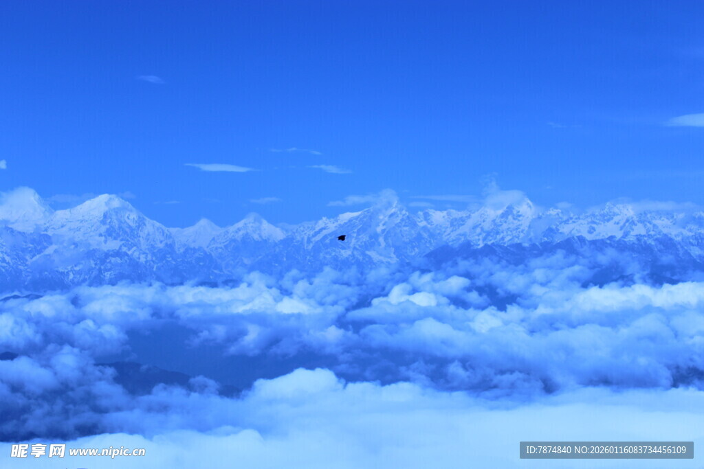 梦幻云海蓝天美景